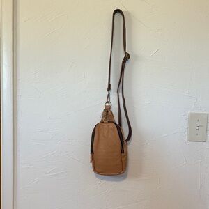 Elegant Tan Crossbody Bag